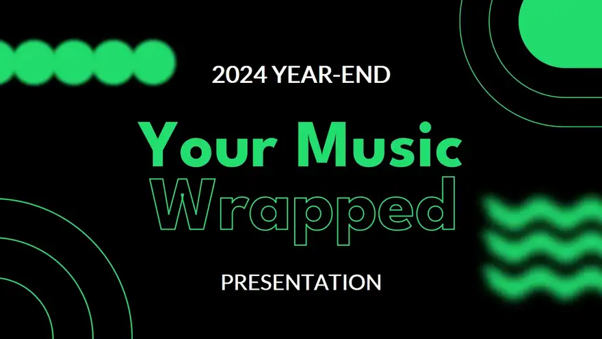 2026 Year-End Music Wrapped Slides