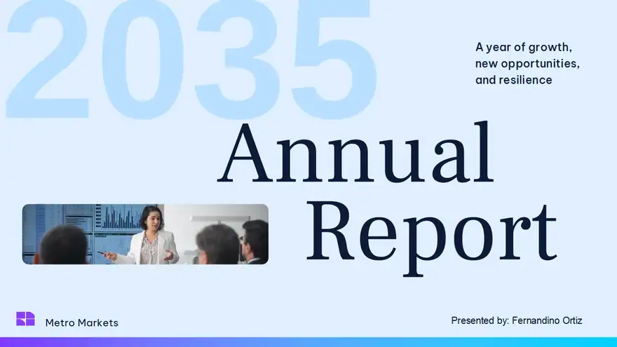 Annual Report Presentation