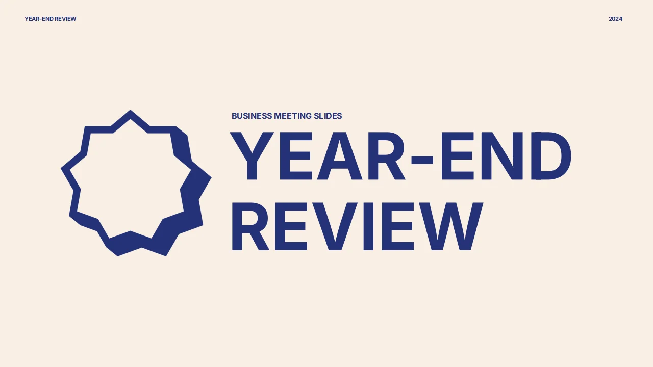 Year-end Review Business Meeting Slides