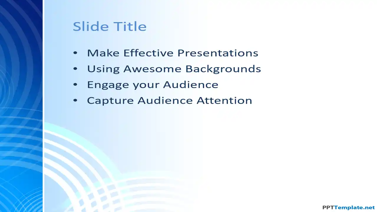 Free Blue PPT Template
