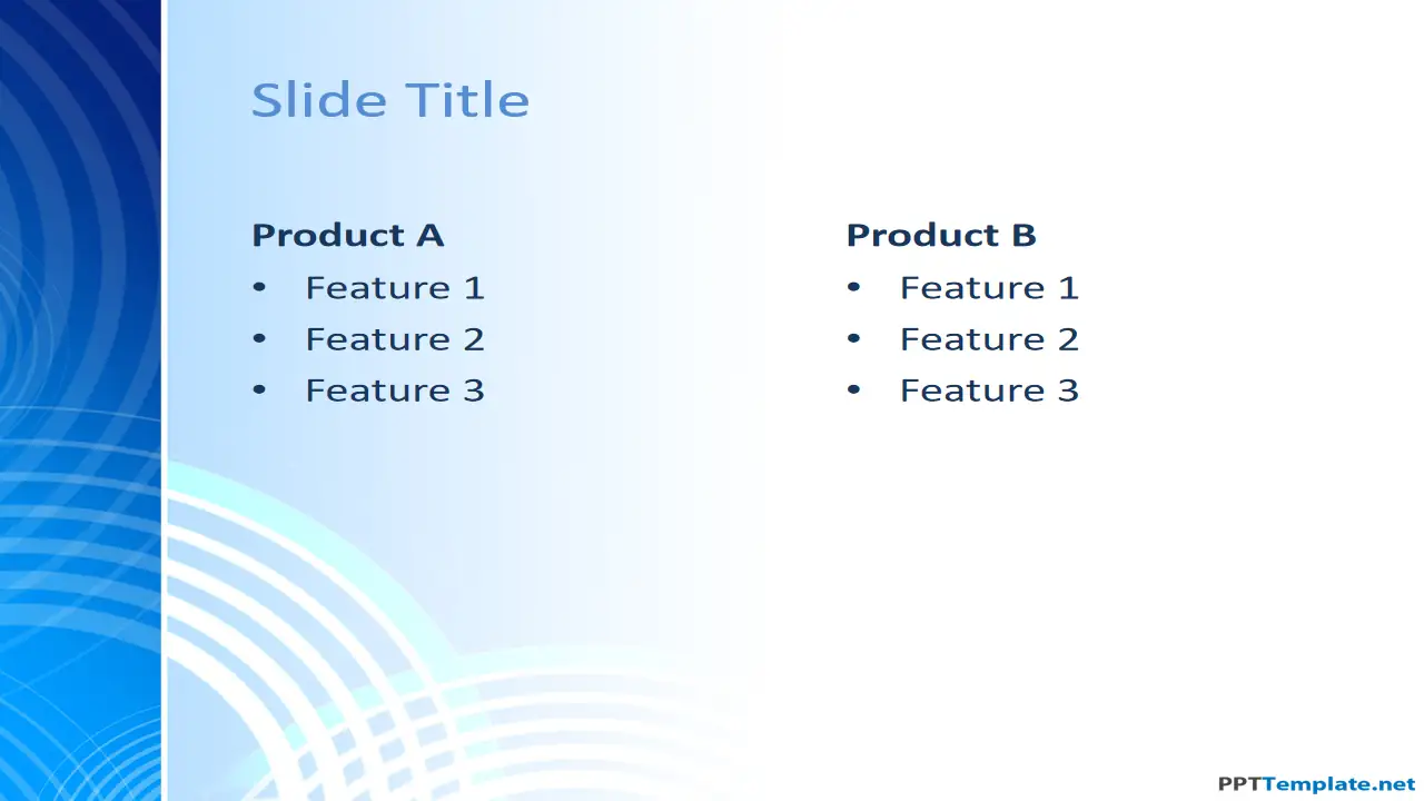 Free Blue PPT Template