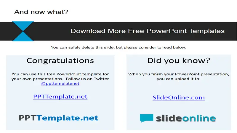 Free Blue PPT Template