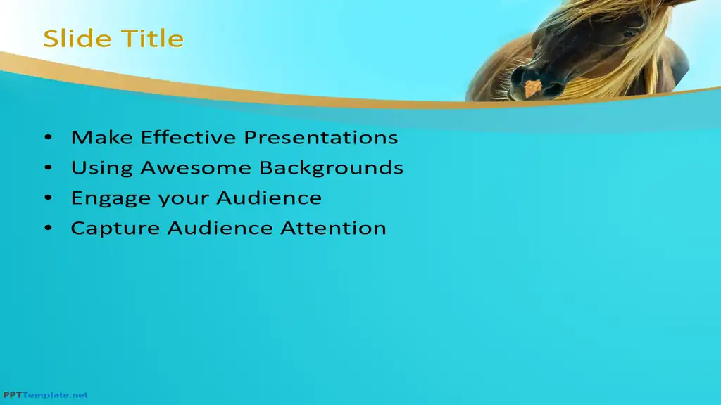 Free Horse PPT Template