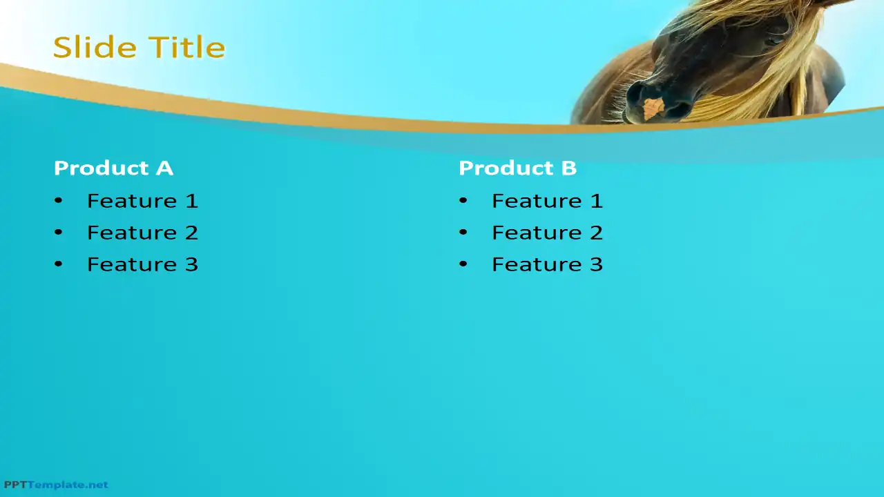 Free Horse PPT Template