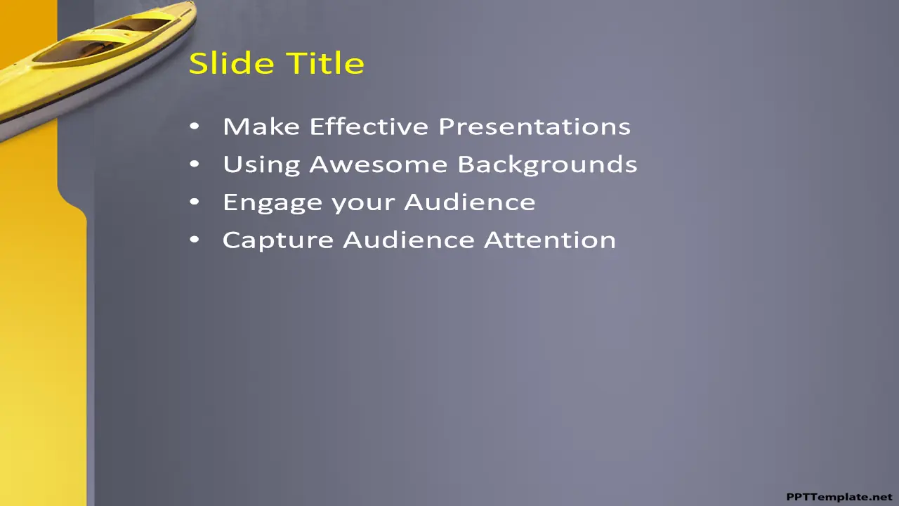 Free Boating PPT Template