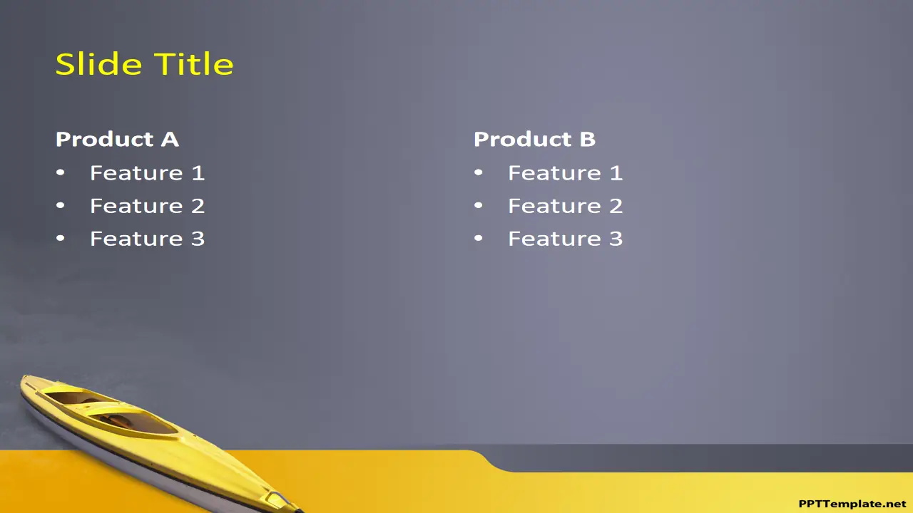 Free Boating PPT Template