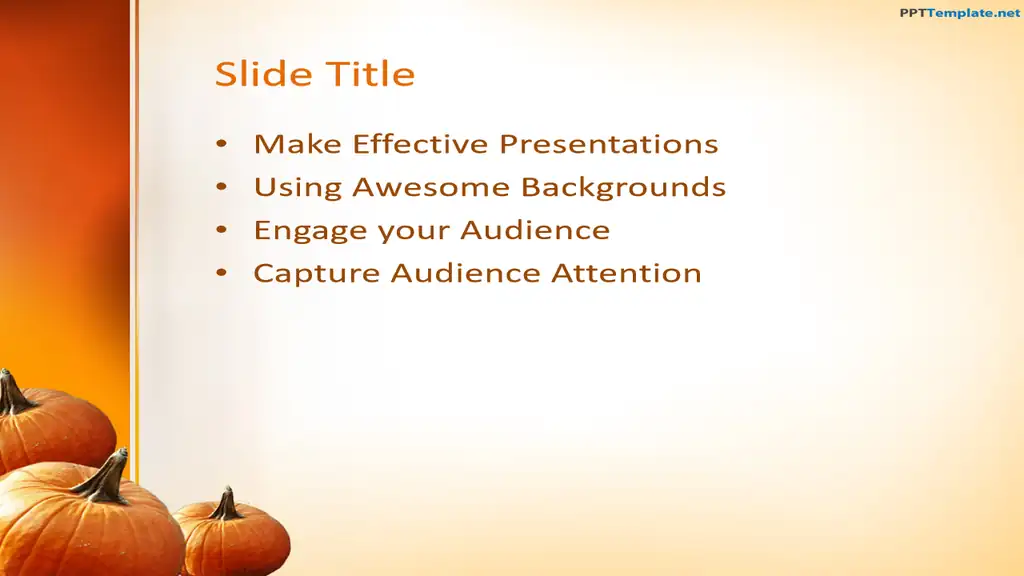 Free Thanksgiving PPT Template