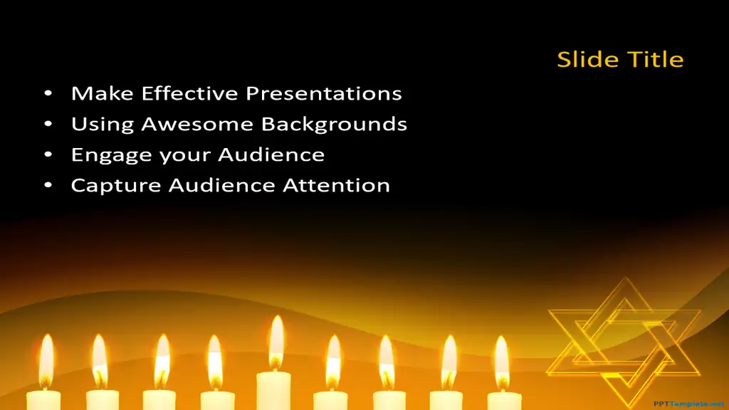 Free Chanukah PPT Template