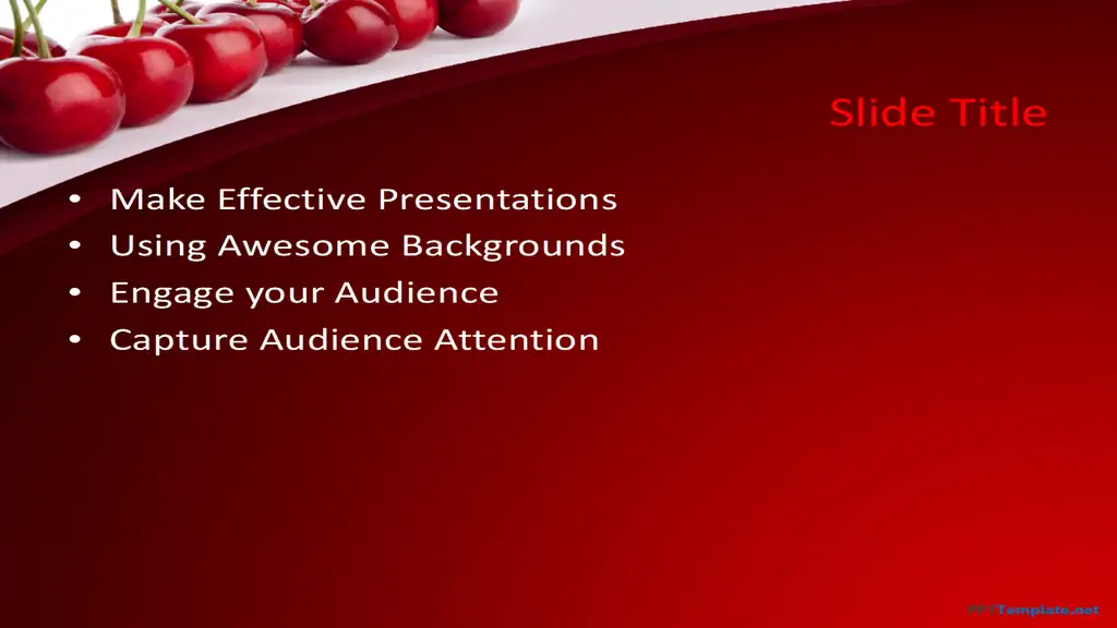 Free Cherry PPT Template