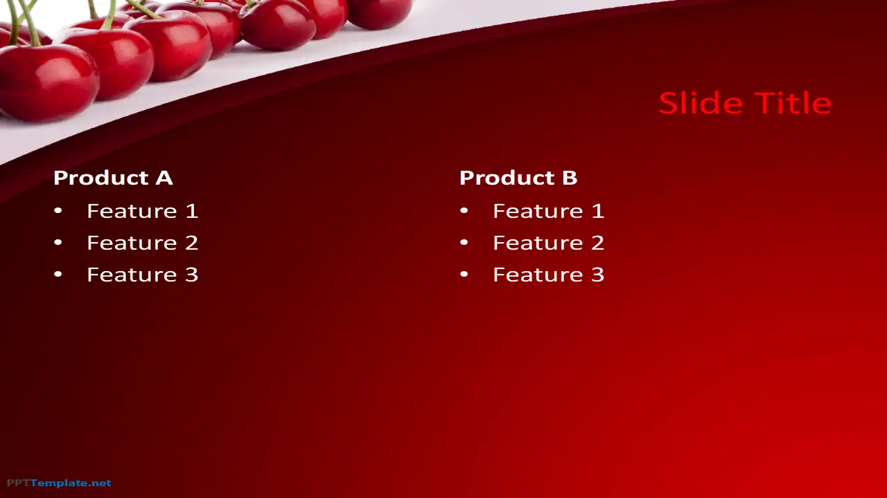Free Cherry PPT Template