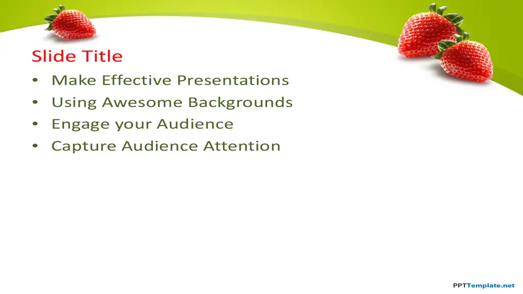 Free Dessert Food PPT Template