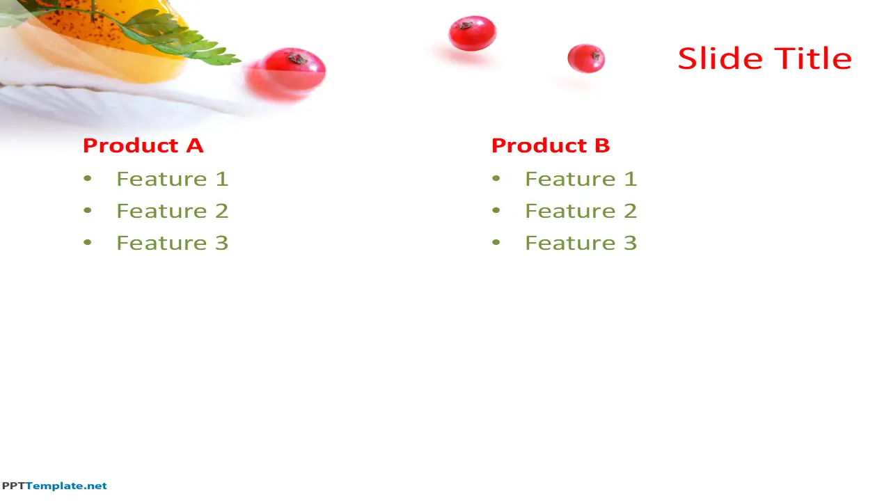 Free Dessert PPT Template