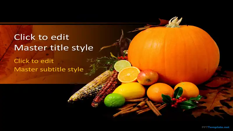Free Pumpkin PPT Template