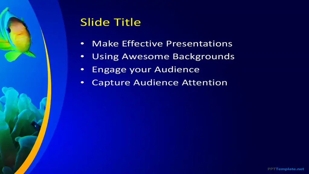 Free Fish Tank PPT Template