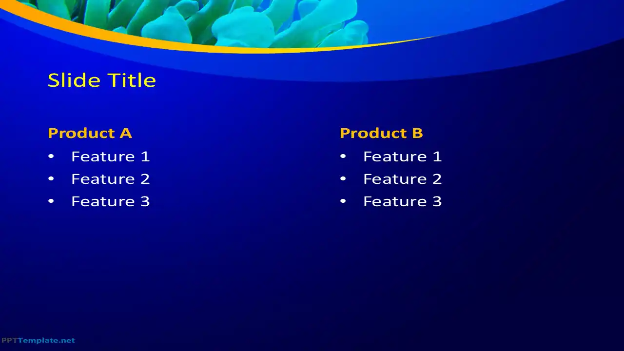 Free Fish Tank PPT Template