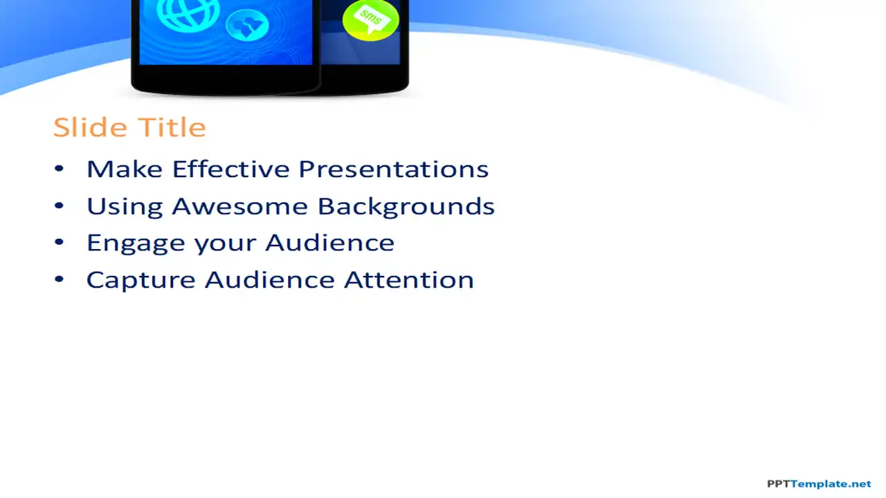 Free Smartphone PPT Template