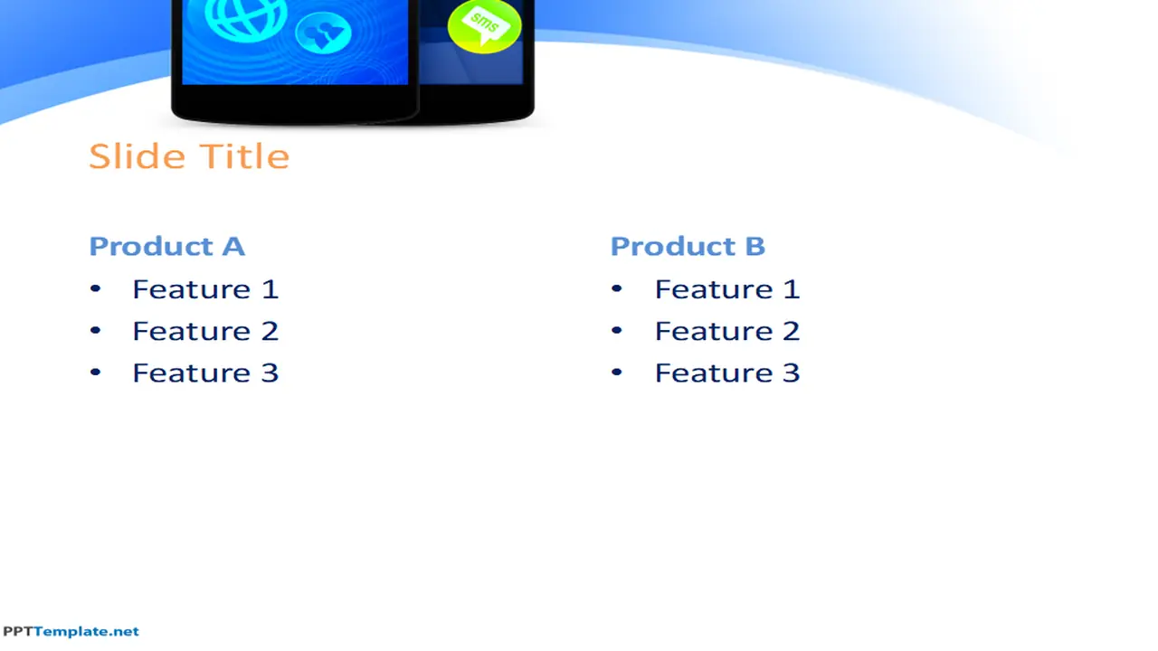 Free Smartphone PPT Template