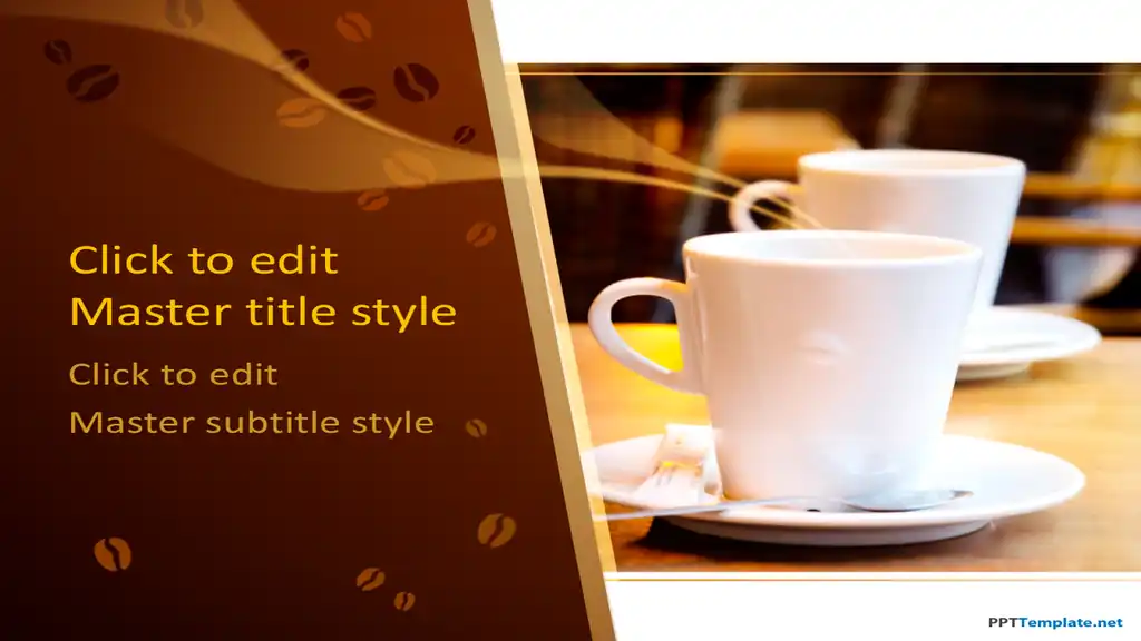 Free Coffee Time PPT Template
