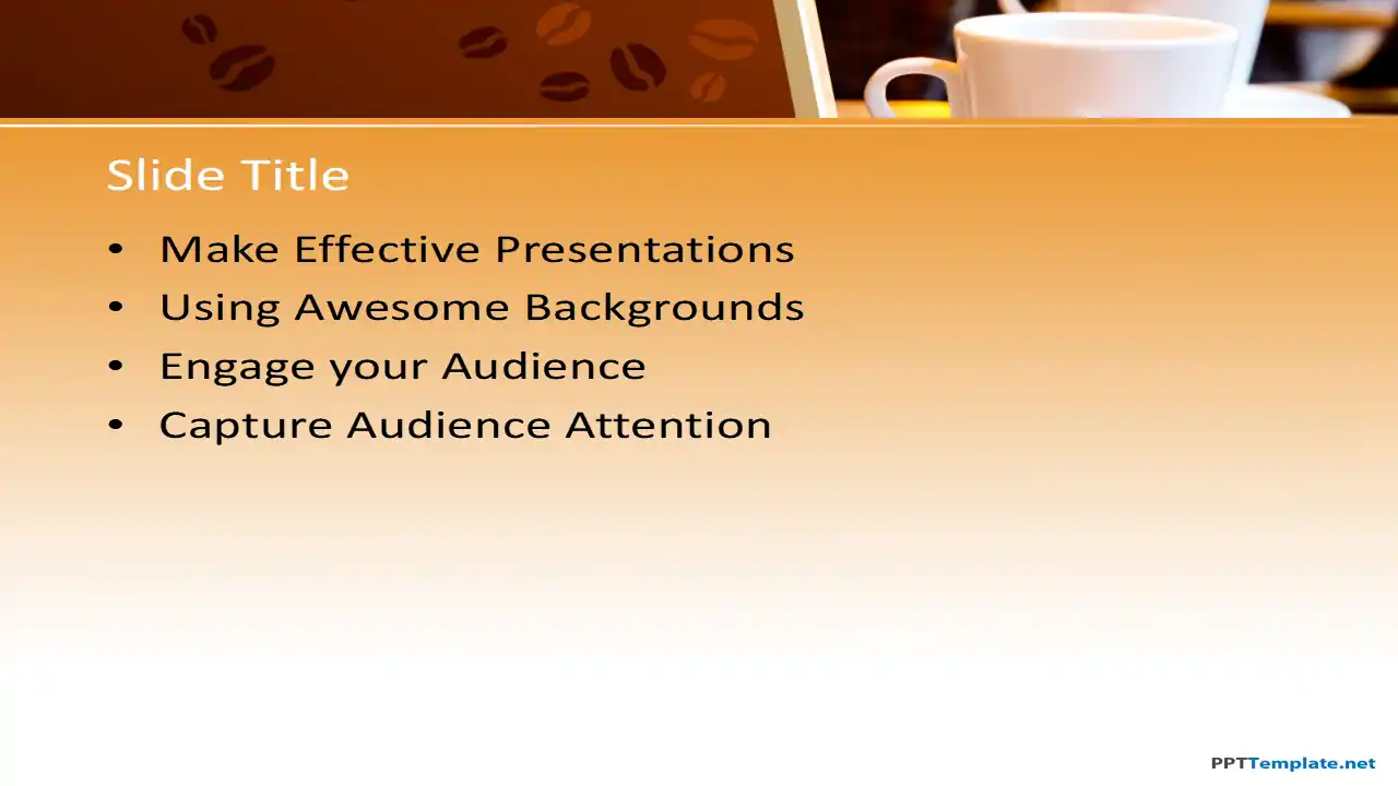 Free Coffee Time PPT Template