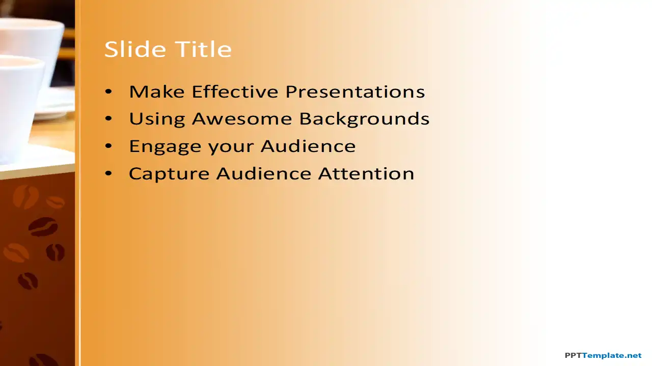 Free Coffee Time PPT Template