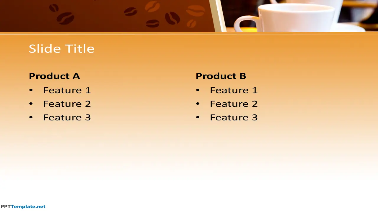 Free Coffee Time PPT Template