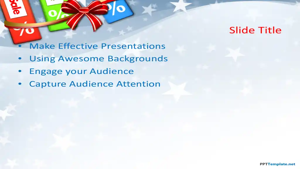 Free Shopping PPT Template