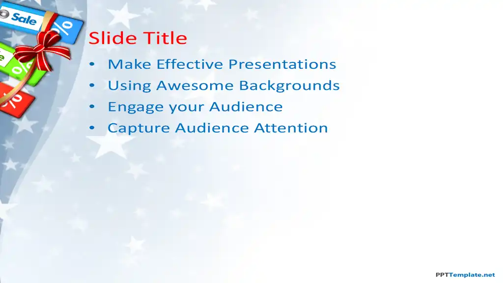 Free Shopping PPT Template