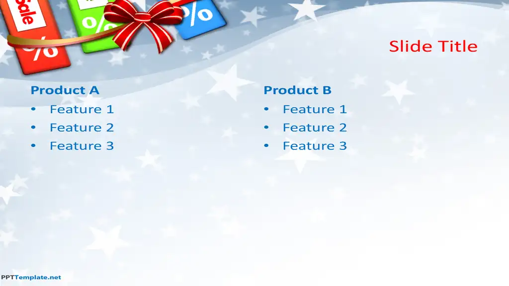 Free Shopping PPT Template