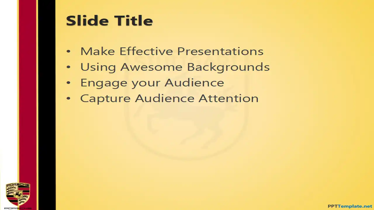 Free Porsche PPT Template