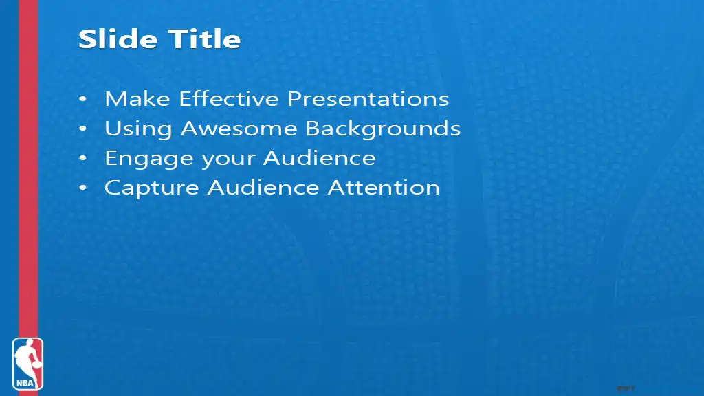 Free NBA PPT Template