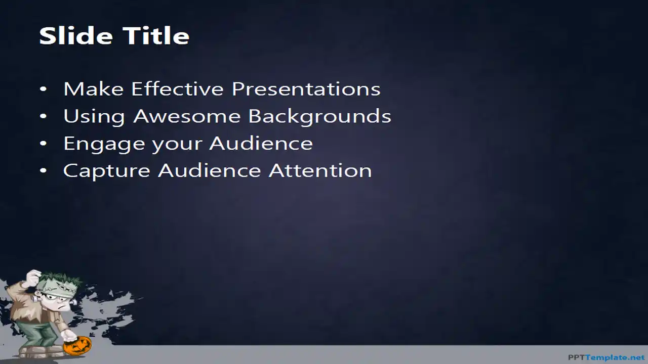 Free Halloween Frankenstein PPT Template