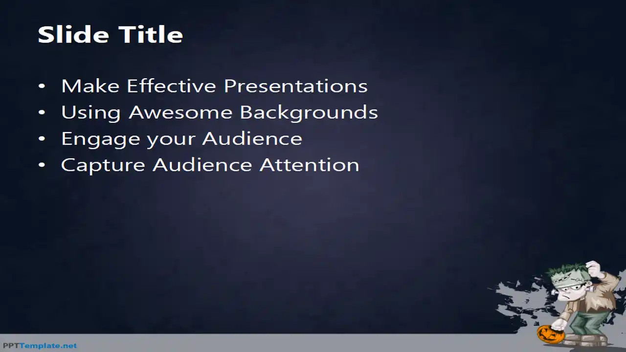 Free Halloween Frankenstein PPT Template