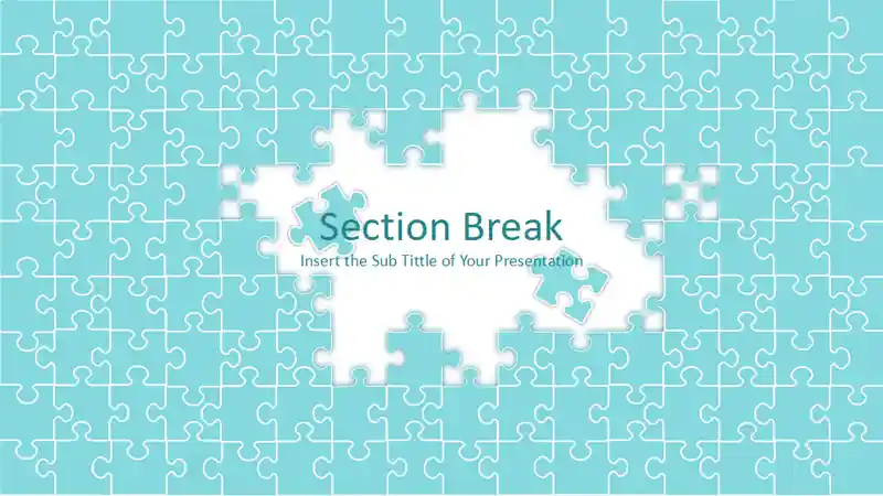 Abstract Puzzle PowerPoint Templates