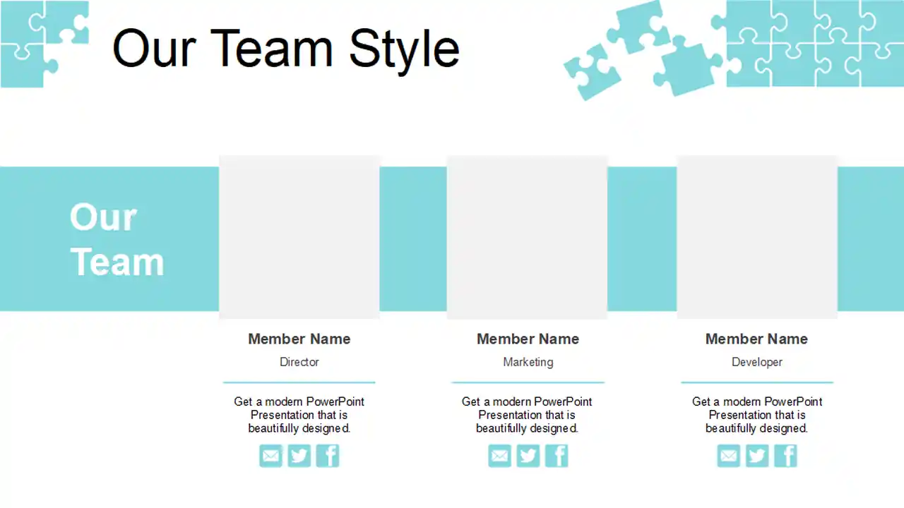Abstract Puzzle PowerPoint Templates