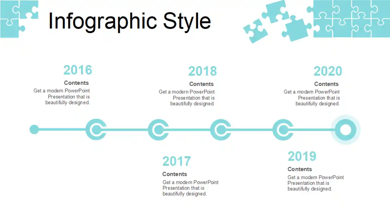 Abstract Puzzle PowerPoint Templates