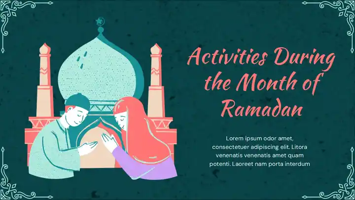 Activities During the Month of Ramadan Slides