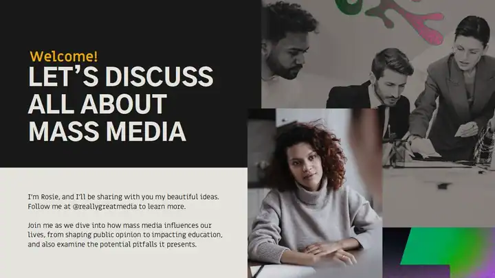 Advantages And Disadvantages of Mass Media Slides