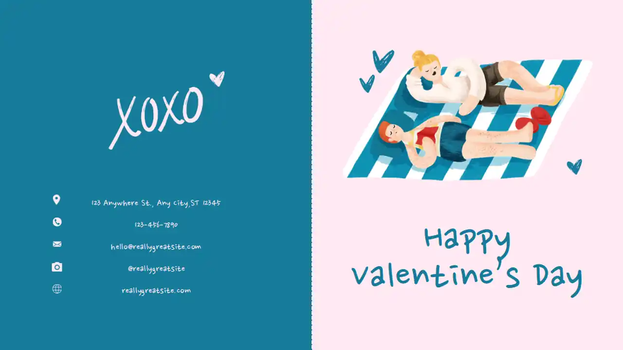 Aesthetic Love Letters for Valentine's Day Slides