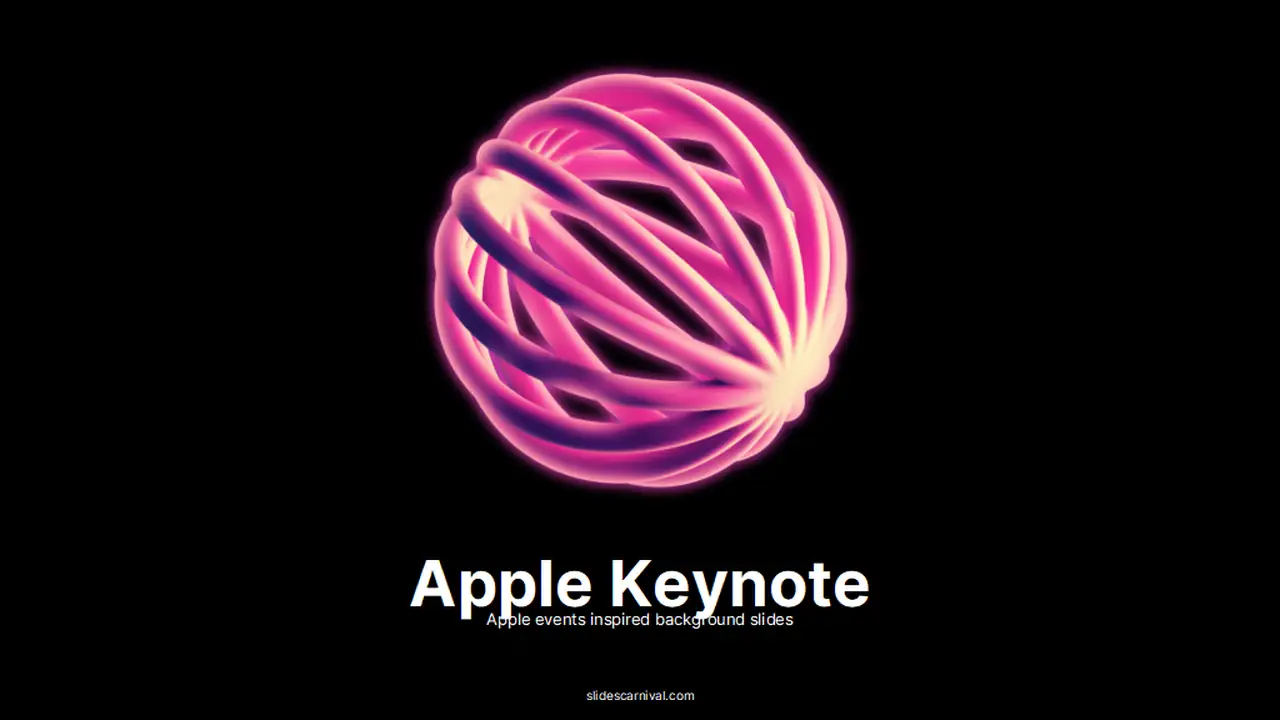Apple Event Keynote Slides