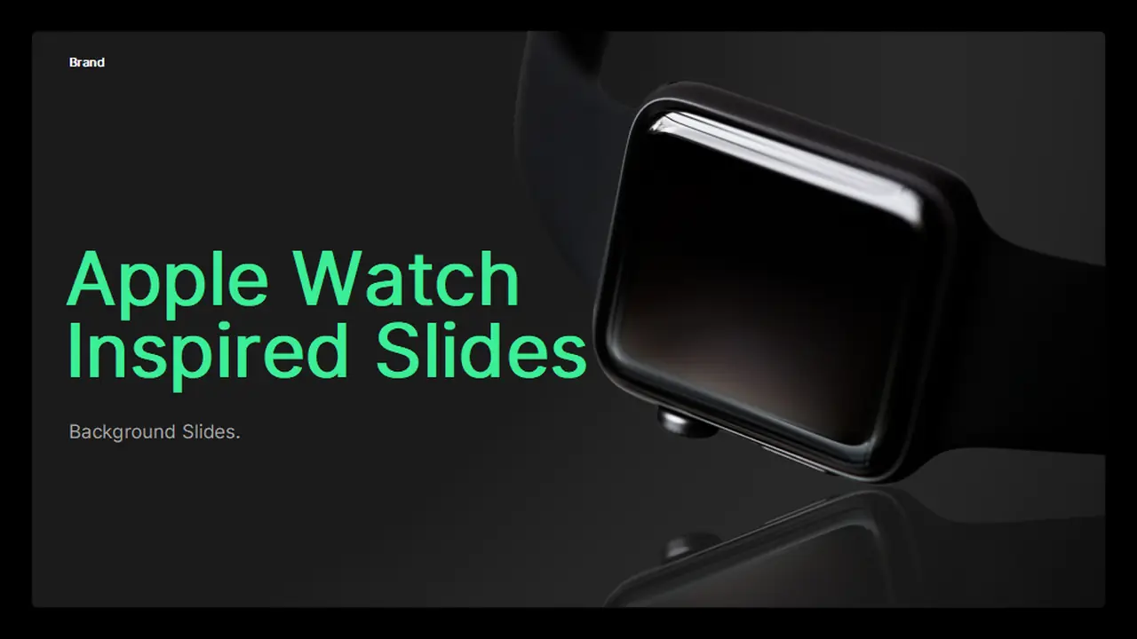 Apple Watch-Inspired Background Slides
