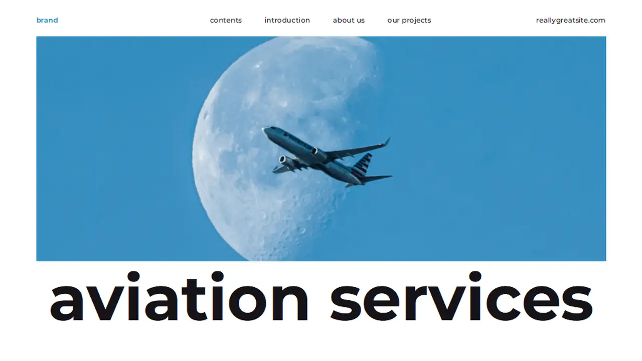 Aviation Services Project Proposal Slides