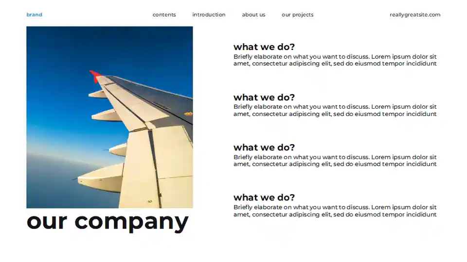 Aviation Services Project Proposal Slides
