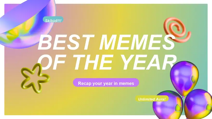 Best Memes of the Year Slides