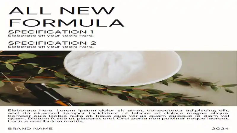 Body Care Products Catalog