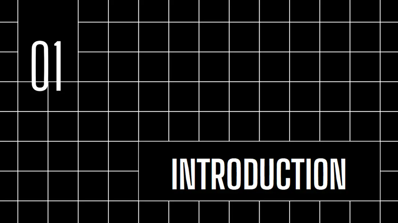 Bold Minimal Media Company Brand Slides