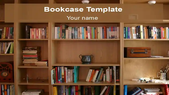 Bookcase PowerPoint Template