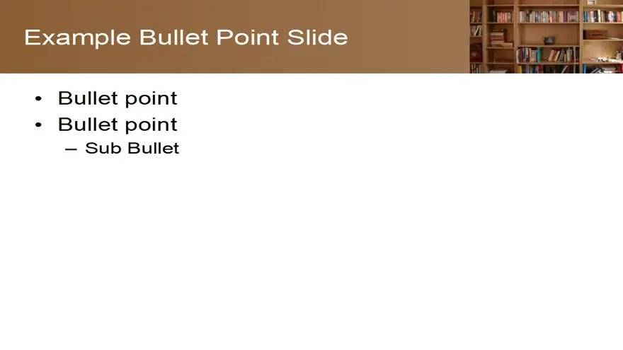 Bookcase PowerPoint Template