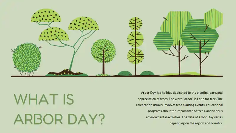 Botanical National Arbor Day Slides