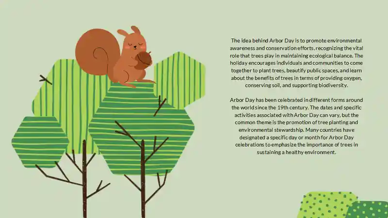 Botanical National Arbor Day Slides