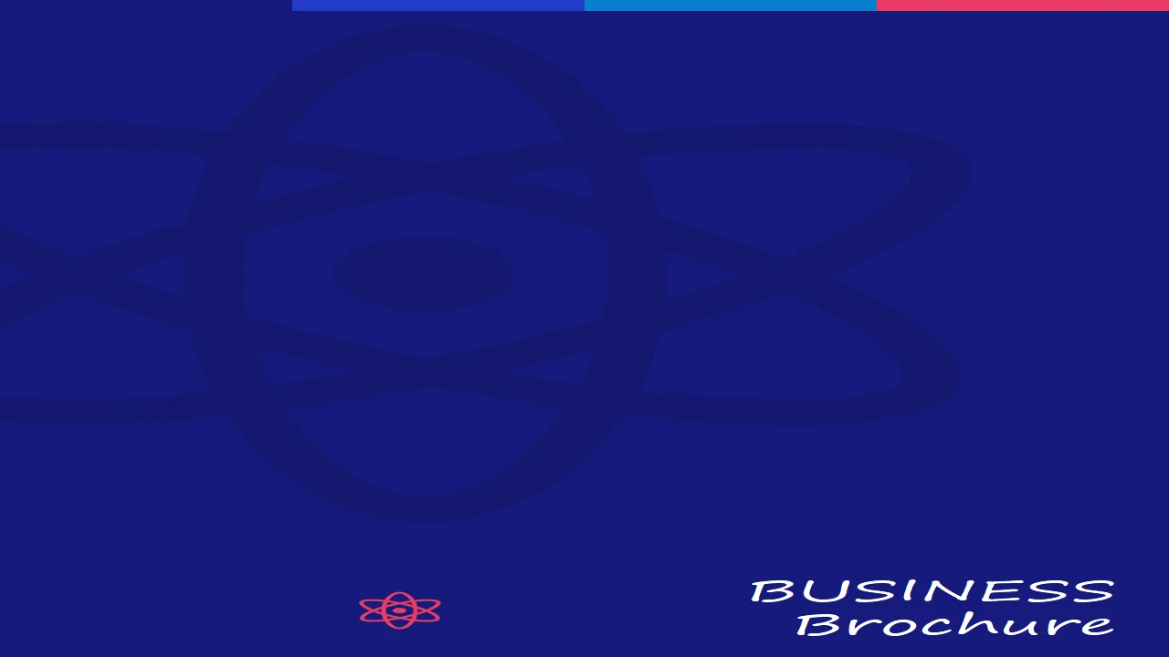 Business Brochure School Newsletter free template for Google Slides and PPT.